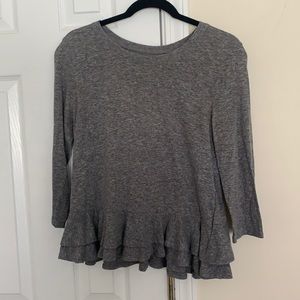 Grey 3/4 Length Shirt
